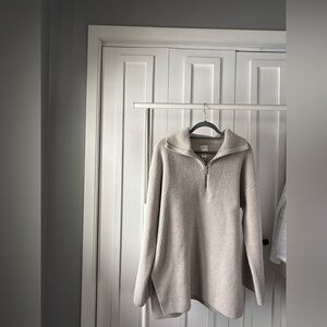 H&M Cream Turtleneck Sweater